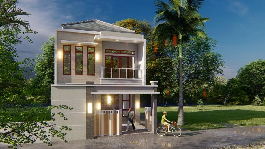 Desain Rumah 2 Lantai Bapak Anto di Kota Yogyakarta - interior