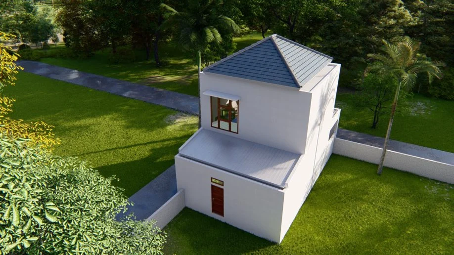 Desain Rumah 2 Lantai Bapak Anto di Kota Yogyakarta - area pendukung