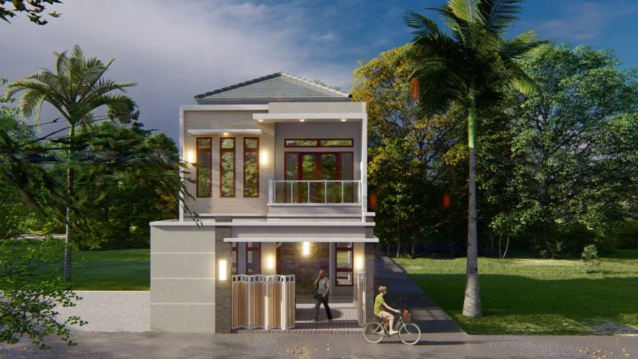 Desain Rumah 2 Lantai Bapak Anto di Kota Yogyakarta - dokumentasi proyek 6