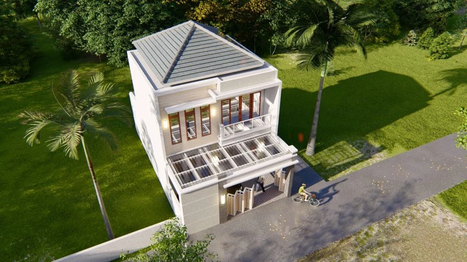 Desain Rumah 2 Lantai Bapak Anto di Kota Yogyakarta - dokumentasi proyek 8
