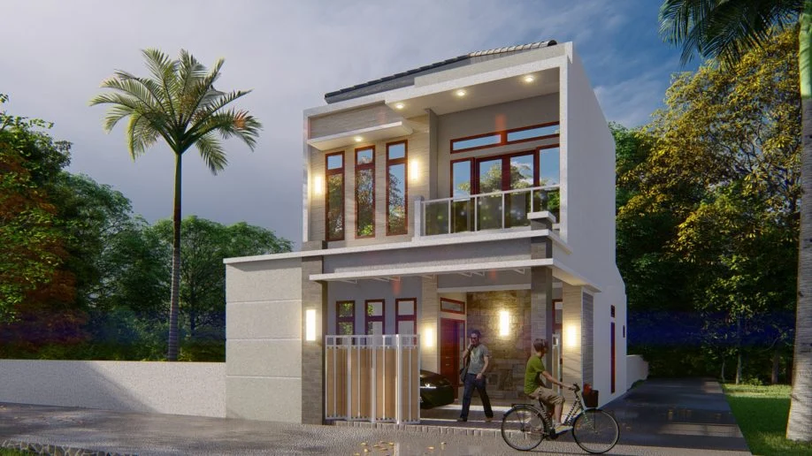 Desain Rumah 2 Lantai Bapak Anto di Kota Yogyakarta - dokumentasi proyek 10