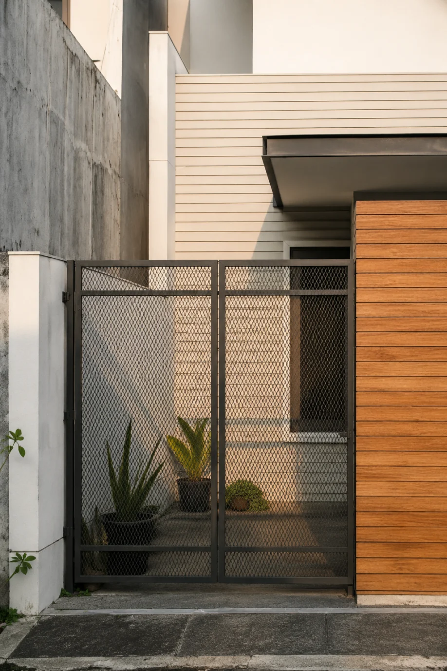 Desain Rumah Minimalis Industrial Dua Lantai - dokumentasi proyek 8
