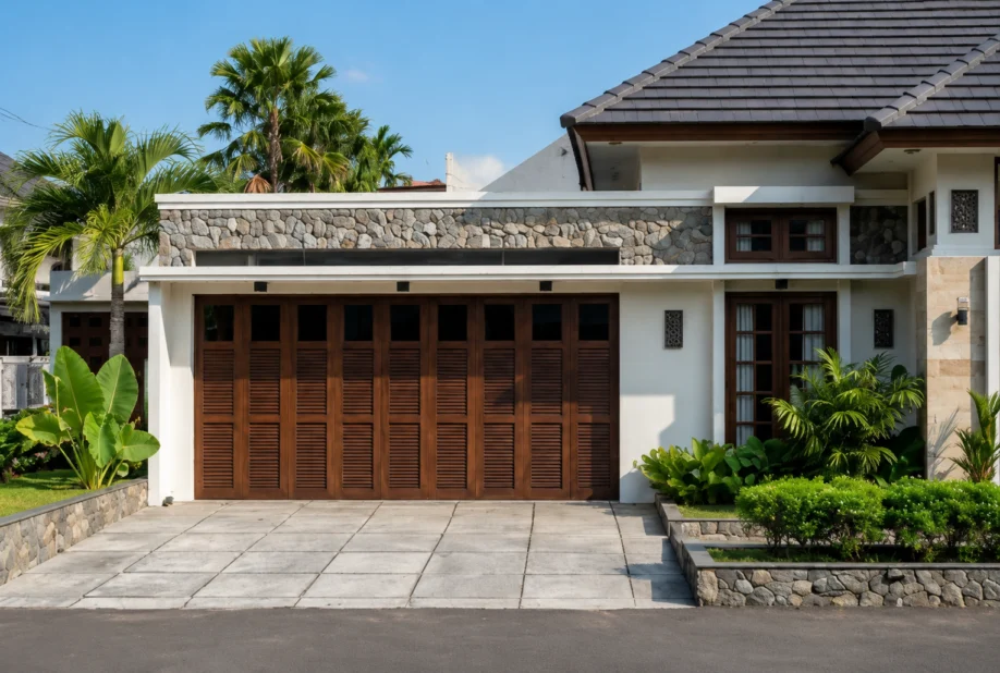 Desain Rumah Tropis Elegan Satu Lantai dengan Atap Limasan - dokumentasi proyek 13