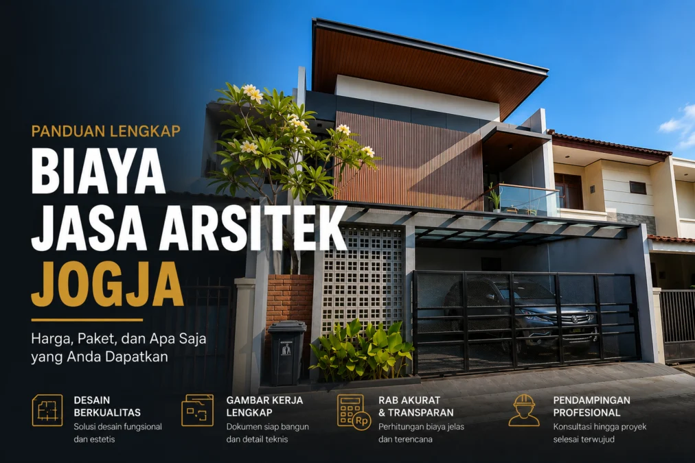 Biaya jasa arsitek Jogja untuk desain dan perencanaan rumah