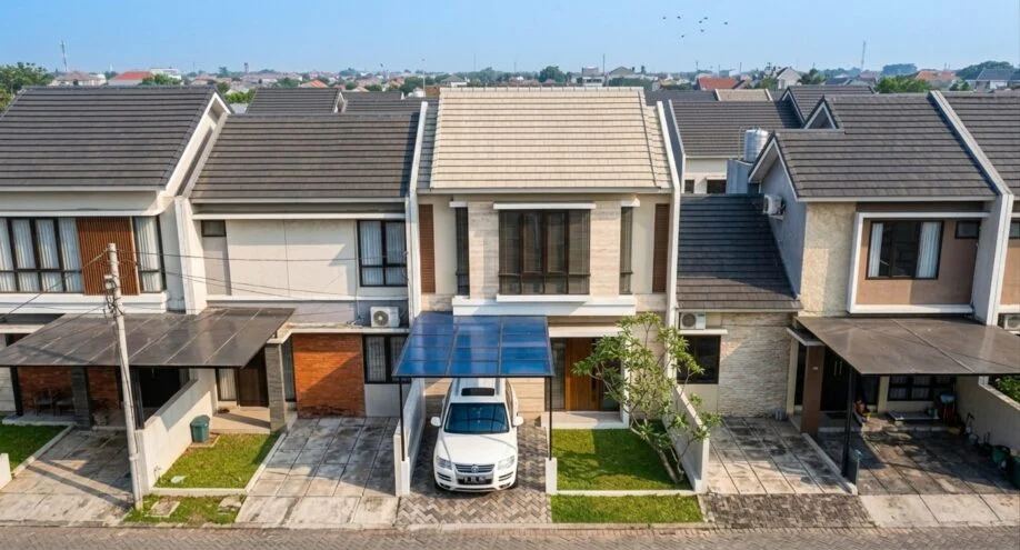 Desain Rumah Modern Tropis Dua Lantai dengan Batu Alam - interior