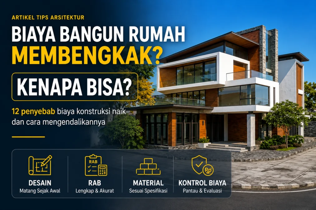 Penyebab biaya bangun rumah membengkak dan cara mencegahnya