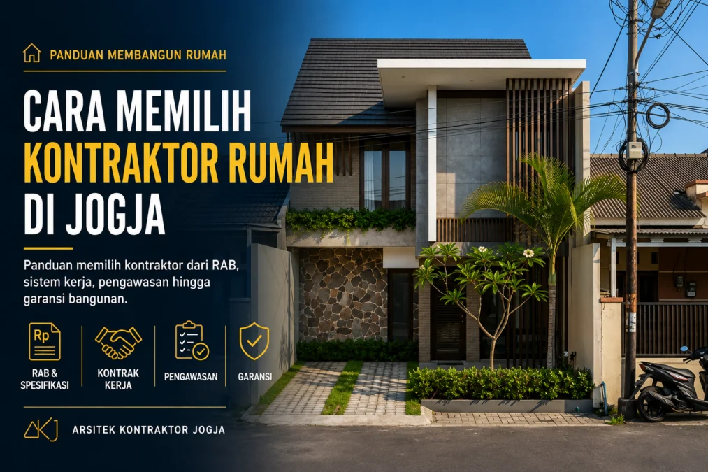 Cara memilih kontraktor rumah Jogja untuk pembangunan rumah