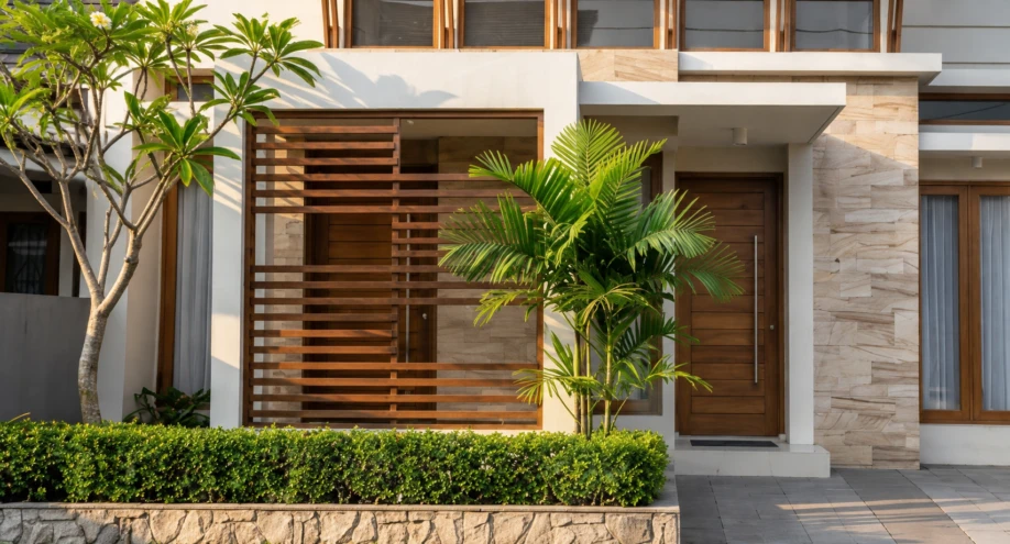 Desain Rumah Modern Tropis Lahan Sudut - interior