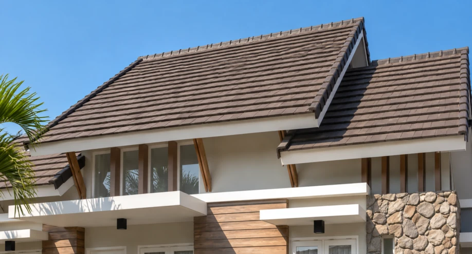 Desain Rumah Modern Tropis dengan Atap Pelana Bertingkat - interior