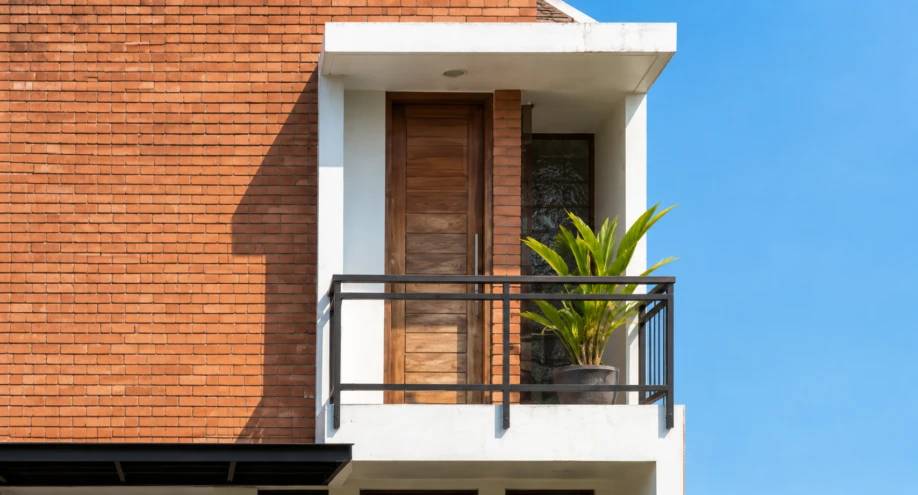 Desain Rumah Minimalis Industrial Dua Lantai dengan Bata Ekspos - interior
