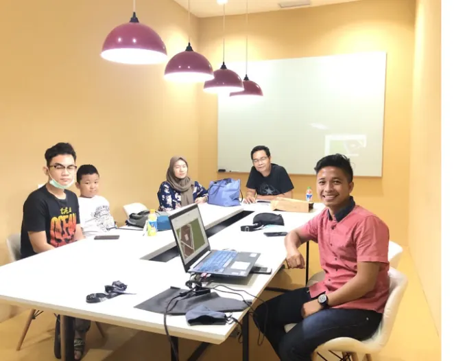 Dokumentasi pertemuan klien dan serah terima proyek Arsitek Kontraktor Jogja
