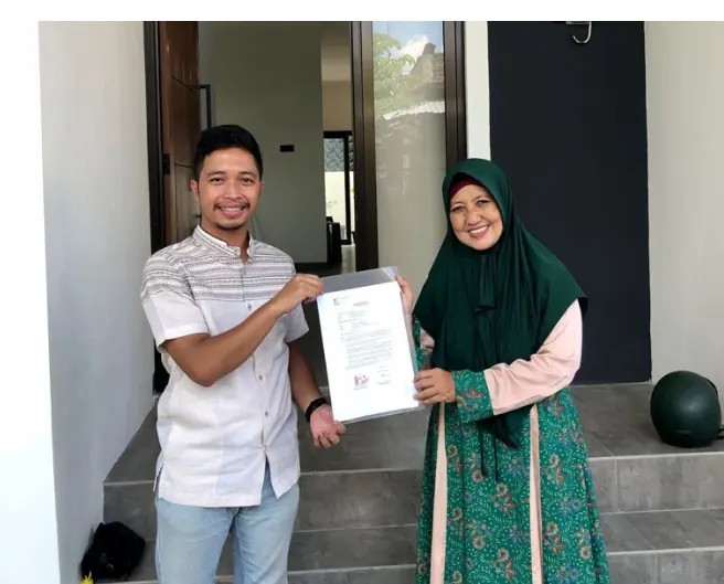 Dokumentasi pertemuan klien dan serah terima proyek Arsitek Kontraktor Jogja