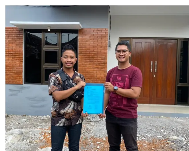 Dokumentasi pertemuan klien dan serah terima proyek Arsitek Kontraktor Jogja