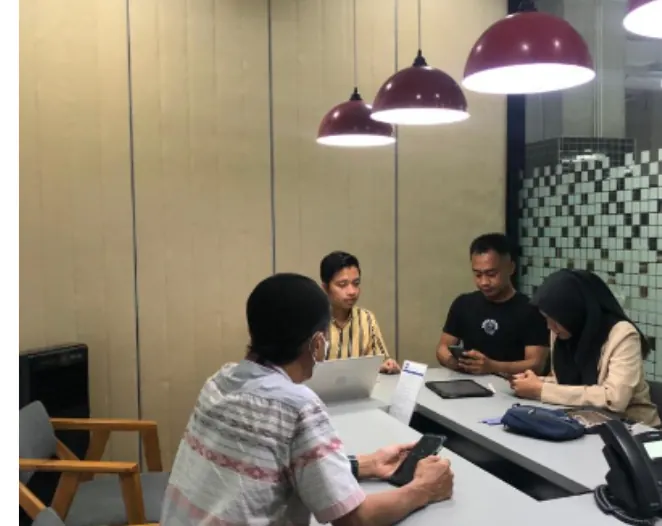 Dokumentasi konsultasi dan proses desain bersama klien Arsitek Kontraktor Jogja